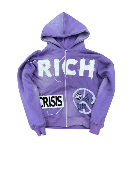 RICH ZIPUP PURPLE